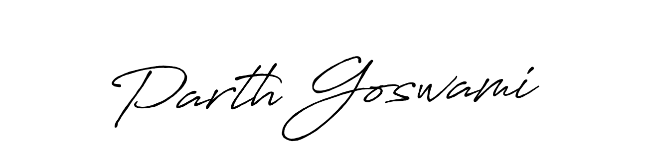 How to make Parth Goswami signature? Antro_Vectra_Bolder is a professional autograph style. Create handwritten signature for Parth Goswami name. Parth Goswami signature style 7 images and pictures png