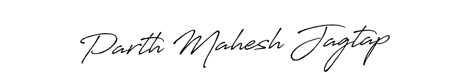 Also we have Parth Mahesh Jagtap name is the best signature style. Create professional handwritten signature collection using Antro_Vectra_Bolder autograph style. Parth Mahesh Jagtap signature style 7 images and pictures png