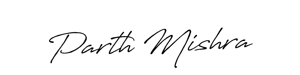 It looks lik you need a new signature style for name Parth Mishra. Design unique handwritten (Antro_Vectra_Bolder) signature with our free signature maker in just a few clicks. Parth Mishra signature style 7 images and pictures png