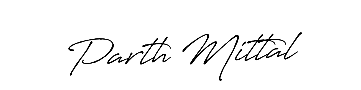 Similarly Antro_Vectra_Bolder is the best handwritten signature design. Signature creator online .You can use it as an online autograph creator for name Parth Mittal. Parth Mittal signature style 7 images and pictures png
