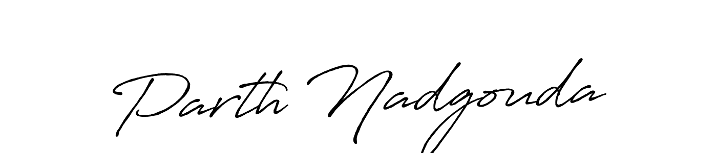 How to make Parth Nadgouda signature? Antro_Vectra_Bolder is a professional autograph style. Create handwritten signature for Parth Nadgouda name. Parth Nadgouda signature style 7 images and pictures png