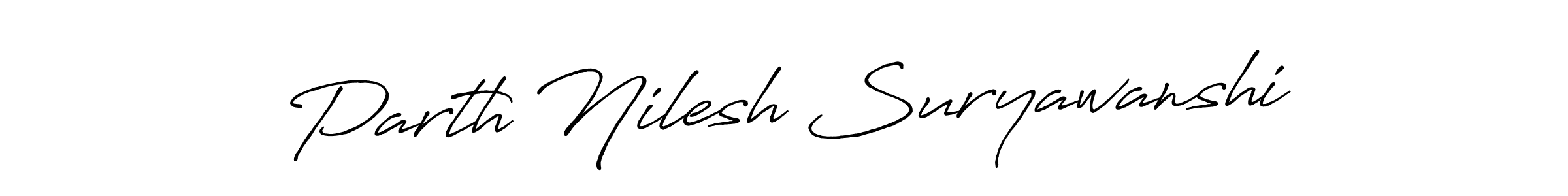 This is the best signature style for the Parth Nilesh Suryawanshi name. Also you like these signature font (Antro_Vectra_Bolder). Mix name signature. Parth Nilesh Suryawanshi signature style 7 images and pictures png