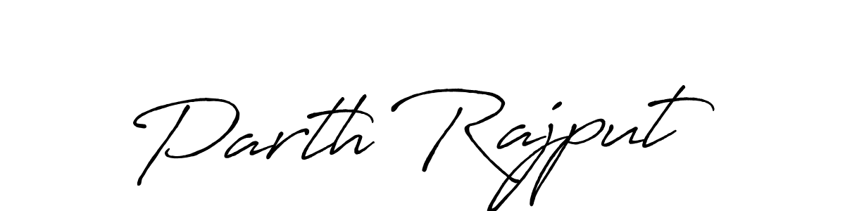 How to make Parth Rajput signature? Antro_Vectra_Bolder is a professional autograph style. Create handwritten signature for Parth Rajput name. Parth Rajput signature style 7 images and pictures png