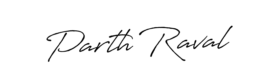 This is the best signature style for the Parth Raval name. Also you like these signature font (Antro_Vectra_Bolder). Mix name signature. Parth Raval signature style 7 images and pictures png