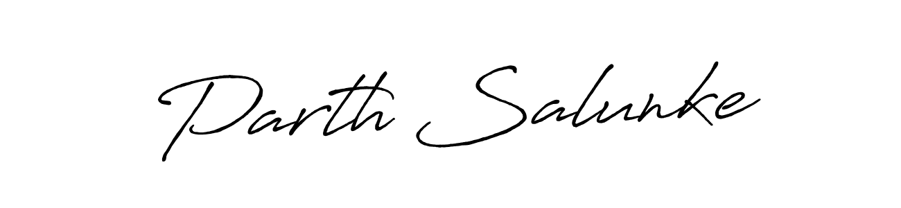 Also You can easily find your signature by using the search form. We will create Parth Salunke name handwritten signature images for you free of cost using Antro_Vectra_Bolder sign style. Parth Salunke signature style 7 images and pictures png