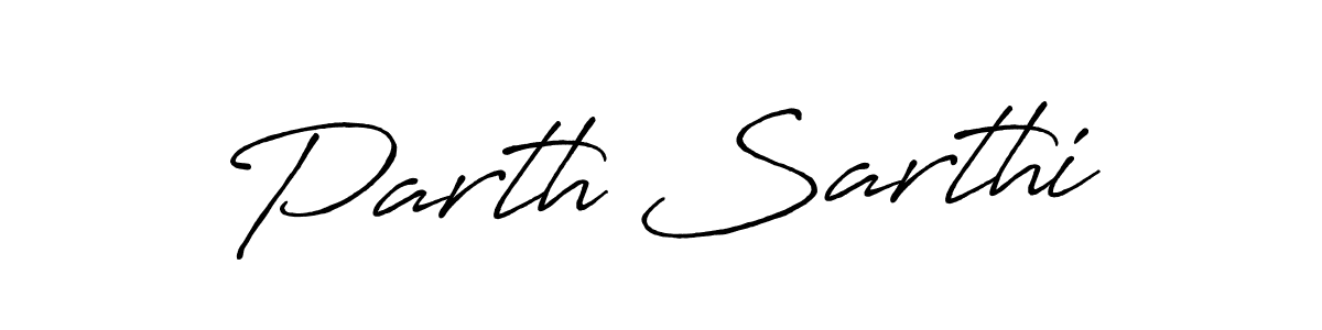 Parth Sarthi stylish signature style. Best Handwritten Sign (Antro_Vectra_Bolder) for my name. Handwritten Signature Collection Ideas for my name Parth Sarthi. Parth Sarthi signature style 7 images and pictures png