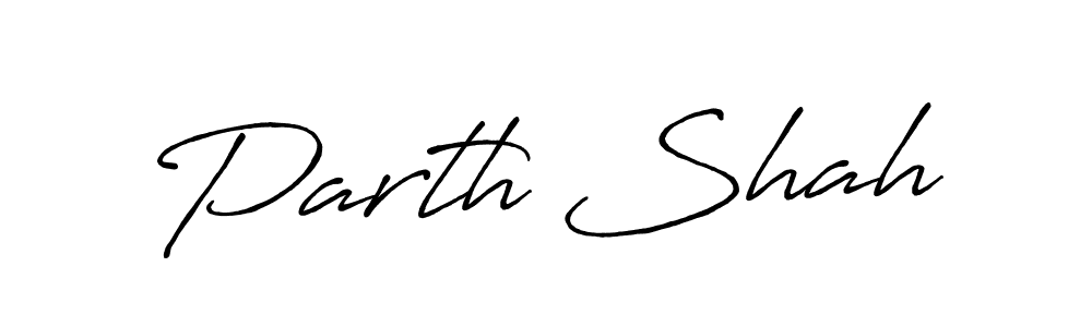 Make a beautiful signature design for name Parth Shah. Use this online signature maker to create a handwritten signature for free. Parth Shah signature style 7 images and pictures png