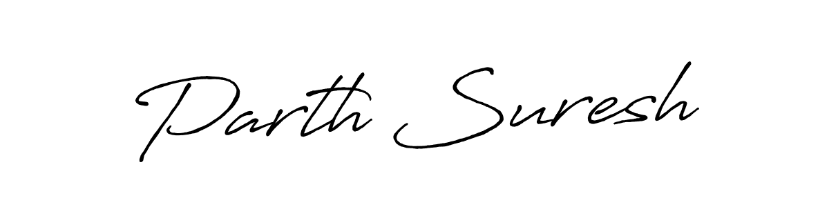 Make a beautiful signature design for name Parth Suresh. With this signature (Antro_Vectra_Bolder) style, you can create a handwritten signature for free. Parth Suresh signature style 7 images and pictures png