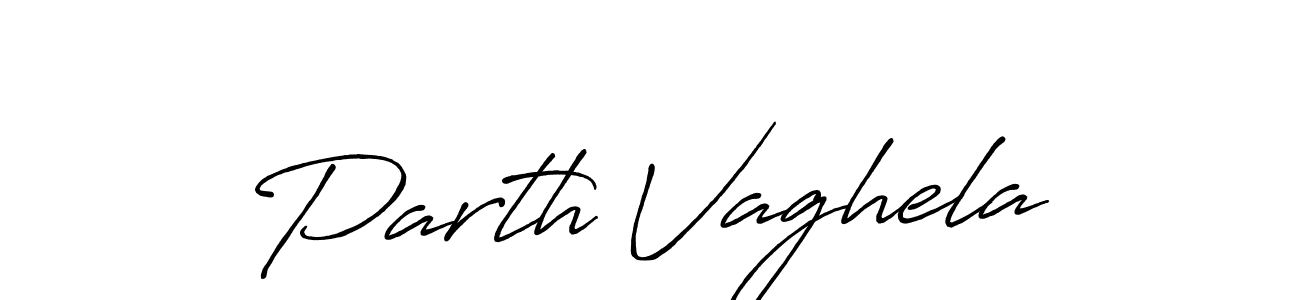How to make Parth Vaghela signature? Antro_Vectra_Bolder is a professional autograph style. Create handwritten signature for Parth Vaghela name. Parth Vaghela signature style 7 images and pictures png