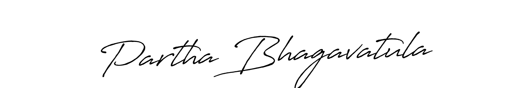 Partha Bhagavatula stylish signature style. Best Handwritten Sign (Antro_Vectra_Bolder) for my name. Handwritten Signature Collection Ideas for my name Partha Bhagavatula. Partha Bhagavatula signature style 7 images and pictures png