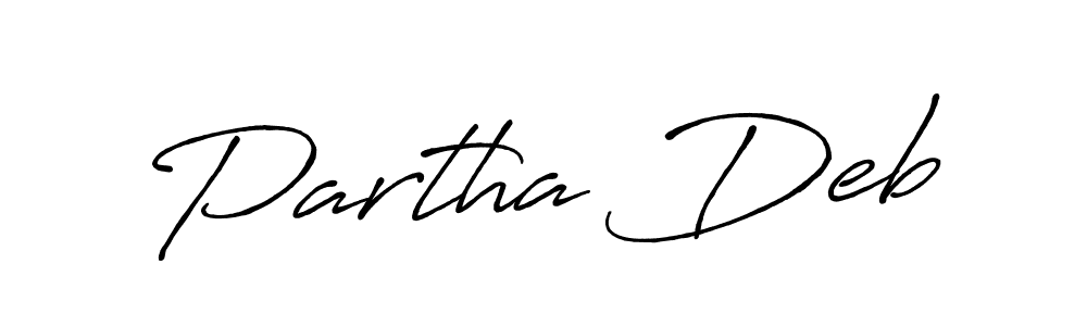 Antro_Vectra_Bolder is a professional signature style that is perfect for those who want to add a touch of class to their signature. It is also a great choice for those who want to make their signature more unique. Get Partha Deb name to fancy signature for free. Partha Deb signature style 7 images and pictures png