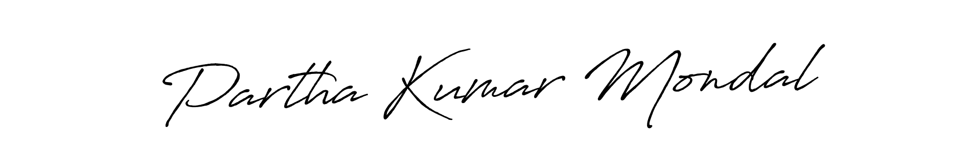 How to make Partha Kumar Mondal signature? Antro_Vectra_Bolder is a professional autograph style. Create handwritten signature for Partha Kumar Mondal name. Partha Kumar Mondal signature style 7 images and pictures png