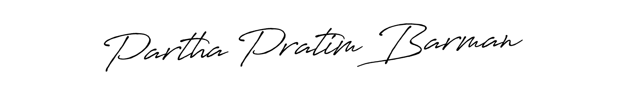 Use a signature maker to create a handwritten signature online. With this signature software, you can design (Antro_Vectra_Bolder) your own signature for name Partha Pratim Barman. Partha Pratim Barman signature style 7 images and pictures png