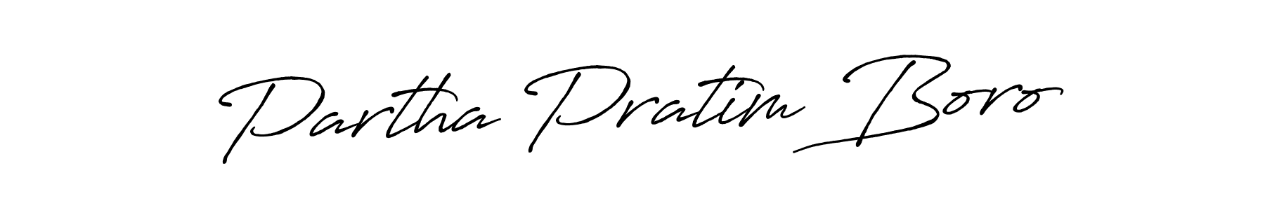 How to make Partha Pratim Boro signature? Antro_Vectra_Bolder is a professional autograph style. Create handwritten signature for Partha Pratim Boro name. Partha Pratim Boro signature style 7 images and pictures png