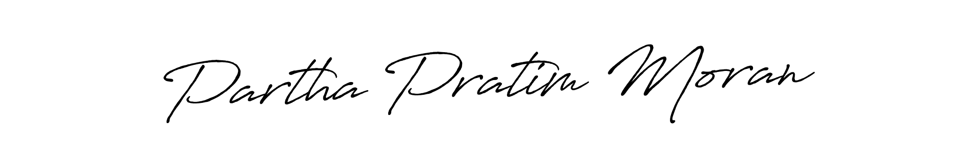 Similarly Antro_Vectra_Bolder is the best handwritten signature design. Signature creator online .You can use it as an online autograph creator for name Partha Pratim Moran. Partha Pratim Moran signature style 7 images and pictures png