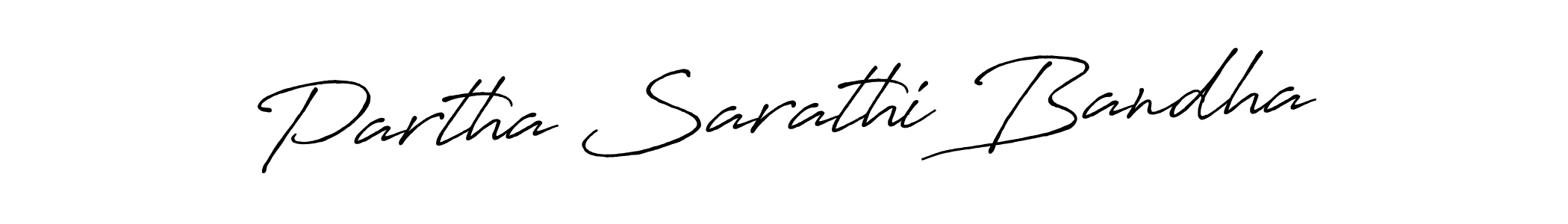 Design your own signature with our free online signature maker. With this signature software, you can create a handwritten (Antro_Vectra_Bolder) signature for name Partha Sarathi Bandha. Partha Sarathi Bandha signature style 7 images and pictures png