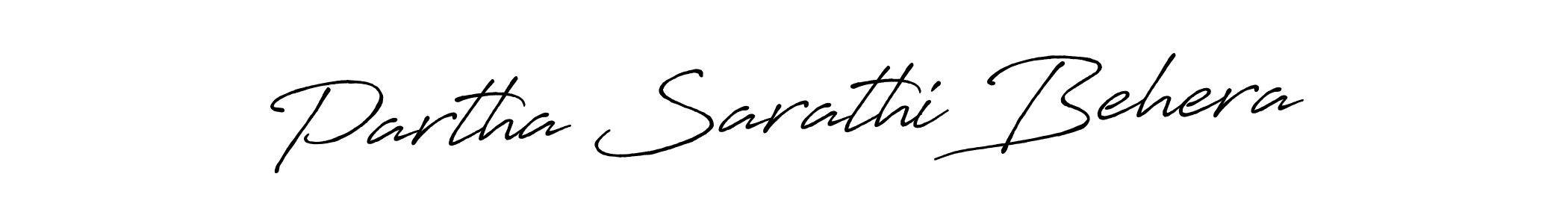 Partha Sarathi Behera stylish signature style. Best Handwritten Sign (Antro_Vectra_Bolder) for my name. Handwritten Signature Collection Ideas for my name Partha Sarathi Behera. Partha Sarathi Behera signature style 7 images and pictures png
