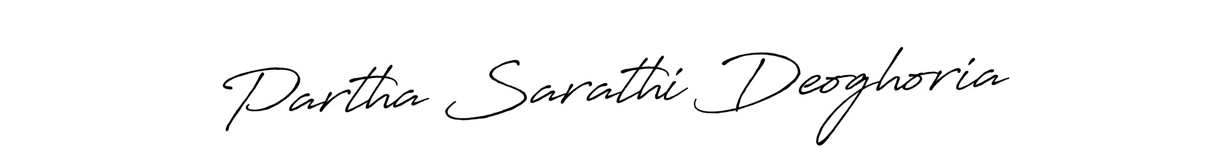 Make a beautiful signature design for name Partha Sarathi Deoghoria. Use this online signature maker to create a handwritten signature for free. Partha Sarathi Deoghoria signature style 7 images and pictures png