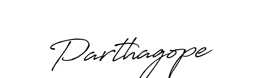 Create a beautiful signature design for name Parthagope. With this signature (Antro_Vectra_Bolder) fonts, you can make a handwritten signature for free. Parthagope signature style 7 images and pictures png