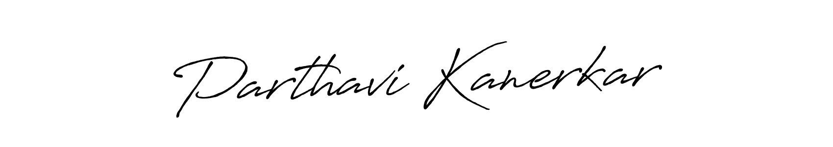 The best way (Antro_Vectra_Bolder) to make a short signature is to pick only two or three words in your name. The name Parthavi Kanerkar include a total of six letters. For converting this name. Parthavi Kanerkar signature style 7 images and pictures png