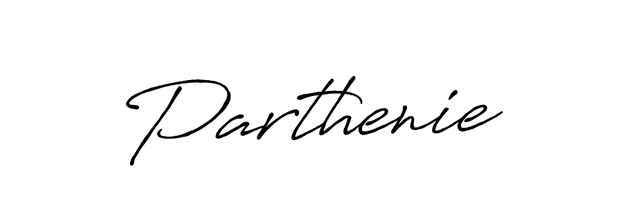 Also You can easily find your signature by using the search form. We will create Parthenie name handwritten signature images for you free of cost using Antro_Vectra_Bolder sign style. Parthenie signature style 7 images and pictures png