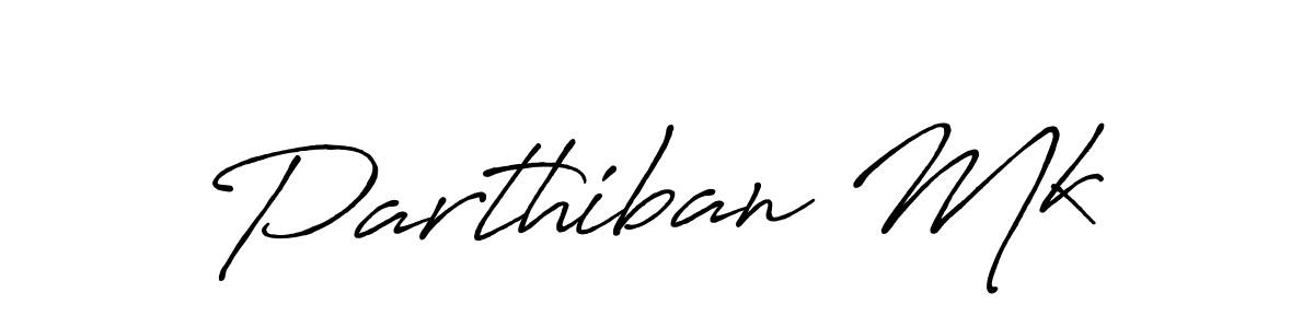 How to make Parthiban Mk signature? Antro_Vectra_Bolder is a professional autograph style. Create handwritten signature for Parthiban Mk name. Parthiban Mk signature style 7 images and pictures png