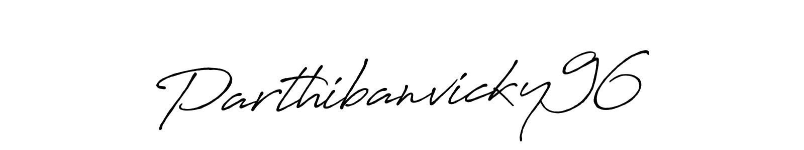 How to make Parthibanvicky96 signature? Antro_Vectra_Bolder is a professional autograph style. Create handwritten signature for Parthibanvicky96 name. Parthibanvicky96 signature style 7 images and pictures png