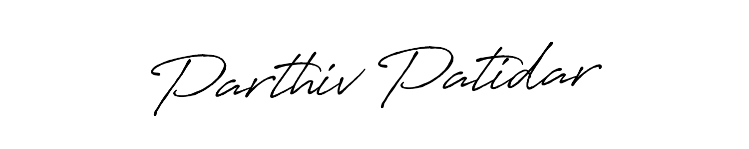 You should practise on your own different ways (Antro_Vectra_Bolder) to write your name (Parthiv Patidar) in signature. don't let someone else do it for you. Parthiv Patidar signature style 7 images and pictures png