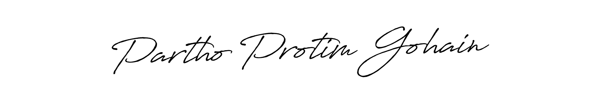 Make a beautiful signature design for name Partho Protim Gohain. Use this online signature maker to create a handwritten signature for free. Partho Protim Gohain signature style 7 images and pictures png
