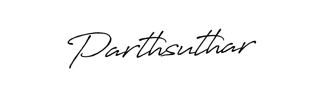 How to make Parthsuthar signature? Antro_Vectra_Bolder is a professional autograph style. Create handwritten signature for Parthsuthar name. Parthsuthar signature style 7 images and pictures png