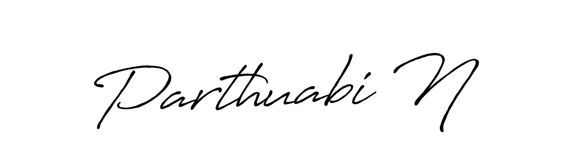 How to Draw Parthuabi N signature style? Antro_Vectra_Bolder is a latest design signature styles for name Parthuabi N. Parthuabi N signature style 7 images and pictures png