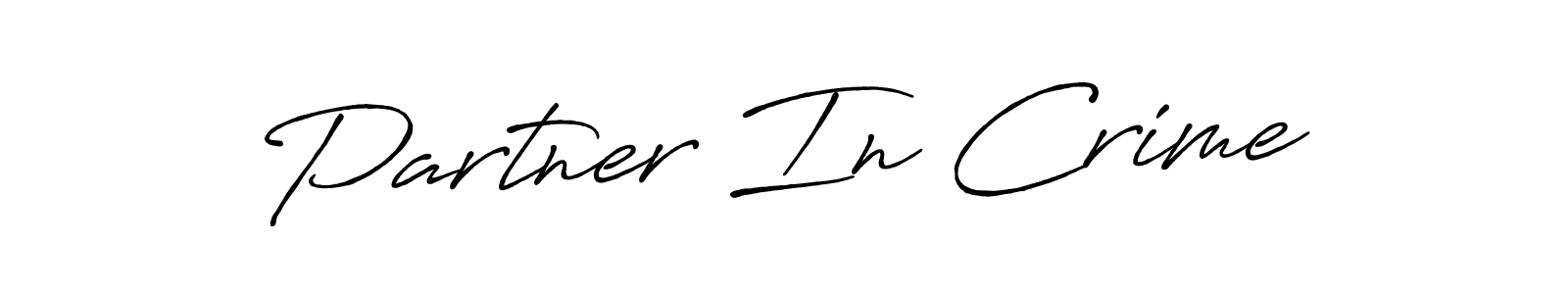 Make a beautiful signature design for name Partner In Crime. Use this online signature maker to create a handwritten signature for free. Partner In Crime signature style 7 images and pictures png