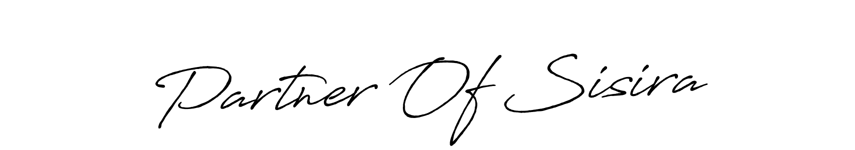 Make a beautiful signature design for name Partner Of Sisira. Use this online signature maker to create a handwritten signature for free. Partner Of Sisira signature style 7 images and pictures png