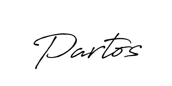 Once you've used our free online signature maker to create your best signature Antro_Vectra_Bolder style, it's time to enjoy all of the benefits that Partos name signing documents. Partos signature style 7 images and pictures png