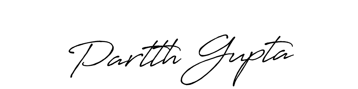 It looks lik you need a new signature style for name Partth Gupta. Design unique handwritten (Antro_Vectra_Bolder) signature with our free signature maker in just a few clicks. Partth Gupta signature style 7 images and pictures png