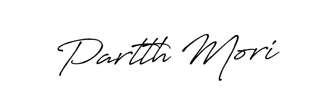 Once you've used our free online signature maker to create your best signature Antro_Vectra_Bolder style, it's time to enjoy all of the benefits that Partth Mori name signing documents. Partth Mori signature style 7 images and pictures png