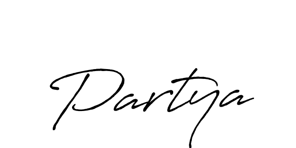 if you are searching for the best signature style for your name Partya. so please give up your signature search. here we have designed multiple signature styles  using Antro_Vectra_Bolder. Partya signature style 7 images and pictures png
