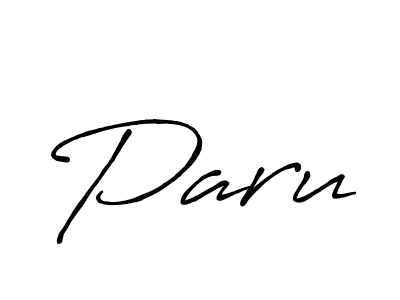 You should practise on your own different ways (Antro_Vectra_Bolder) to write your name (Paru) in signature. don't let someone else do it for you. Paru signature style 7 images and pictures png