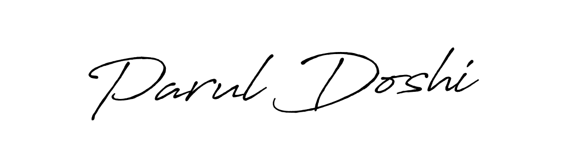 This is the best signature style for the Parul Doshi name. Also you like these signature font (Antro_Vectra_Bolder). Mix name signature. Parul Doshi signature style 7 images and pictures png