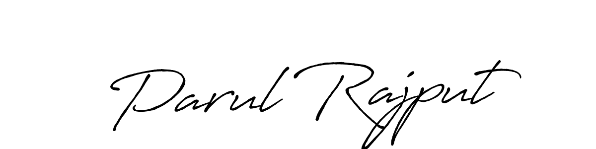 This is the best signature style for the Parul Rajput name. Also you like these signature font (Antro_Vectra_Bolder). Mix name signature. Parul Rajput signature style 7 images and pictures png