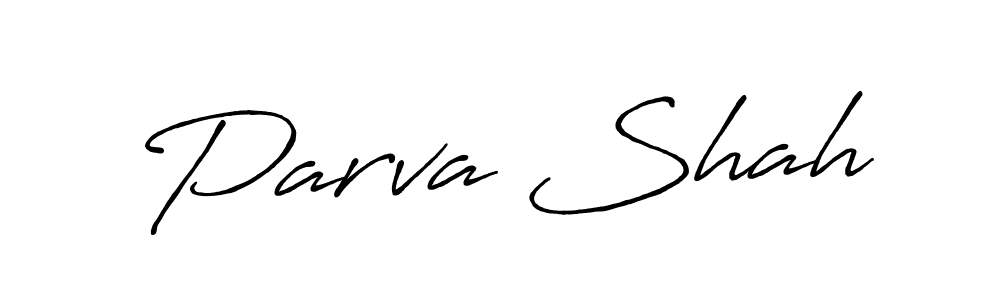 Once you've used our free online signature maker to create your best signature Antro_Vectra_Bolder style, it's time to enjoy all of the benefits that Parva Shah name signing documents. Parva Shah signature style 7 images and pictures png