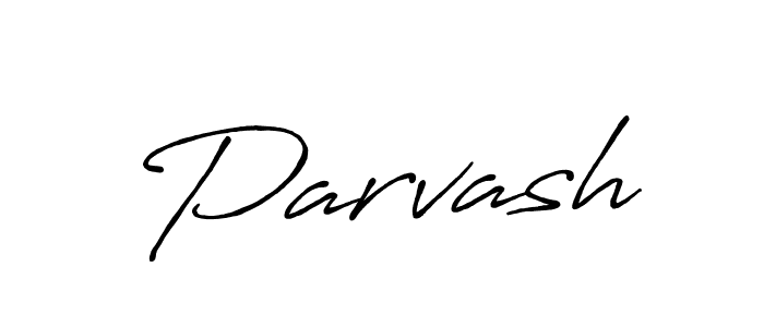 Make a beautiful signature design for name Parvash. Use this online signature maker to create a handwritten signature for free. Parvash signature style 7 images and pictures png