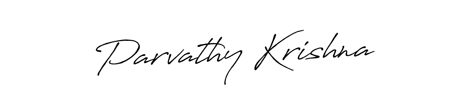 Make a short Parvathy Krishna signature style. Manage your documents anywhere anytime using Antro_Vectra_Bolder. Create and add eSignatures, submit forms, share and send files easily. Parvathy Krishna signature style 7 images and pictures png