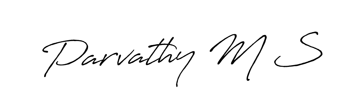 You can use this online signature creator to create a handwritten signature for the name Parvathy M S. This is the best online autograph maker. Parvathy M S signature style 7 images and pictures png