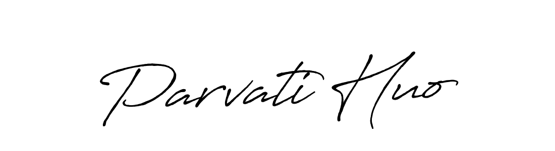 Design your own signature with our free online signature maker. With this signature software, you can create a handwritten (Antro_Vectra_Bolder) signature for name Parvati Huo. Parvati Huo signature style 7 images and pictures png