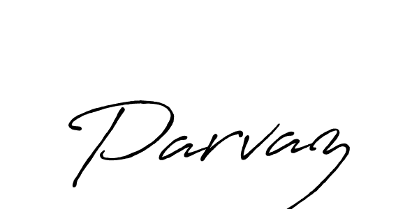 Also we have Parvaz name is the best signature style. Create professional handwritten signature collection using Antro_Vectra_Bolder autograph style. Parvaz signature style 7 images and pictures png