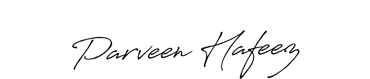 How to make Parveen Hafeez signature? Antro_Vectra_Bolder is a professional autograph style. Create handwritten signature for Parveen Hafeez name. Parveen Hafeez signature style 7 images and pictures png