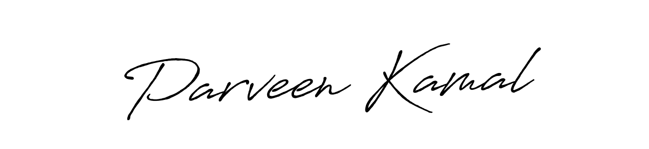 Once you've used our free online signature maker to create your best signature Antro_Vectra_Bolder style, it's time to enjoy all of the benefits that Parveen Kamal name signing documents. Parveen Kamal signature style 7 images and pictures png