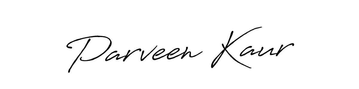 Make a beautiful signature design for name Parveen Kaur. Use this online signature maker to create a handwritten signature for free. Parveen Kaur signature style 7 images and pictures png