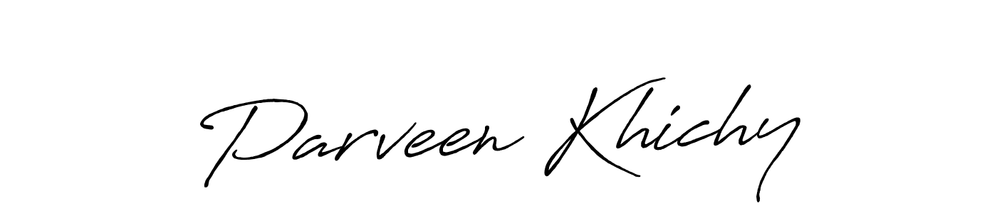 You can use this online signature creator to create a handwritten signature for the name Parveen Khichy. This is the best online autograph maker. Parveen Khichy signature style 7 images and pictures png